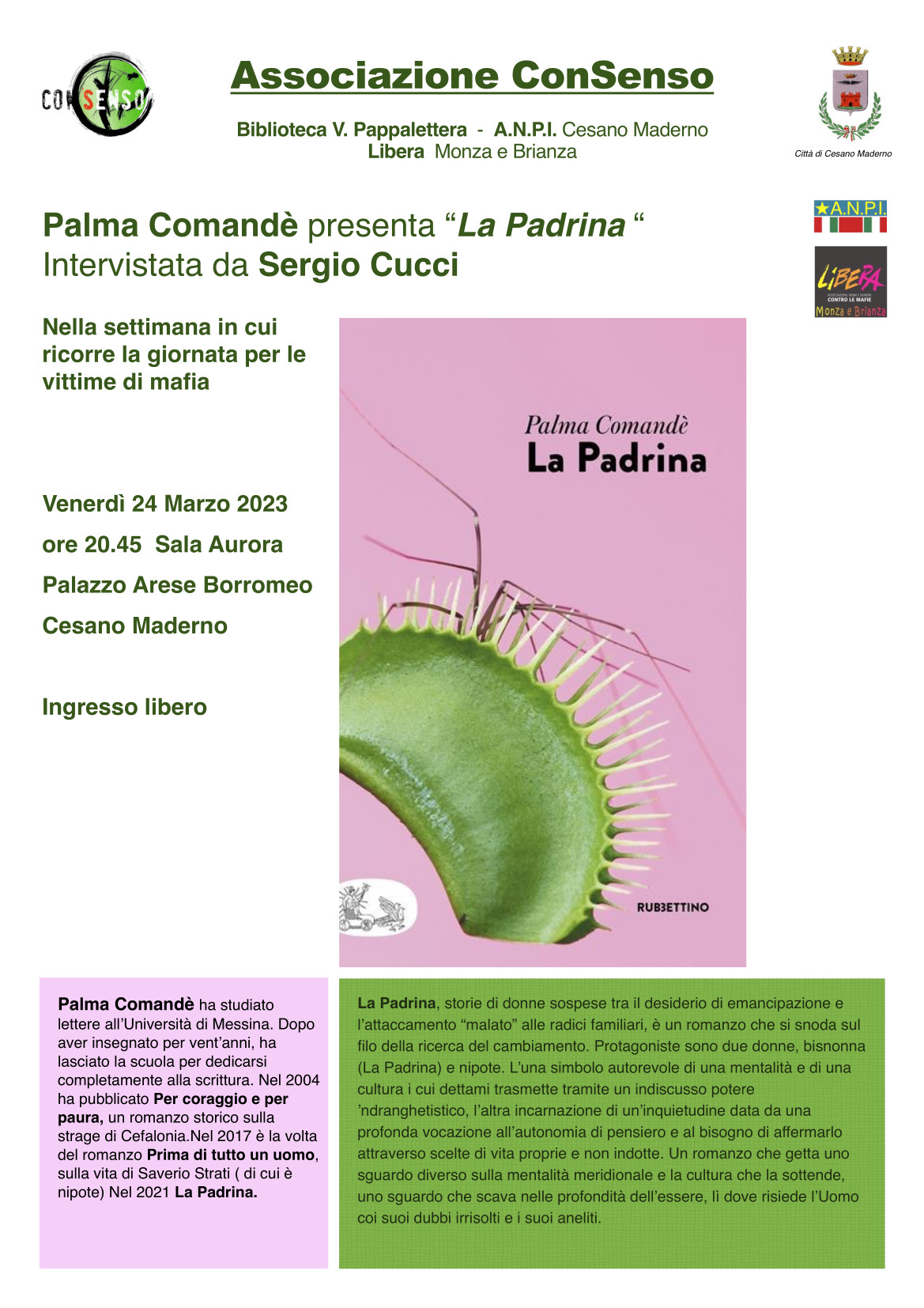 presentazione libro La Padrina
