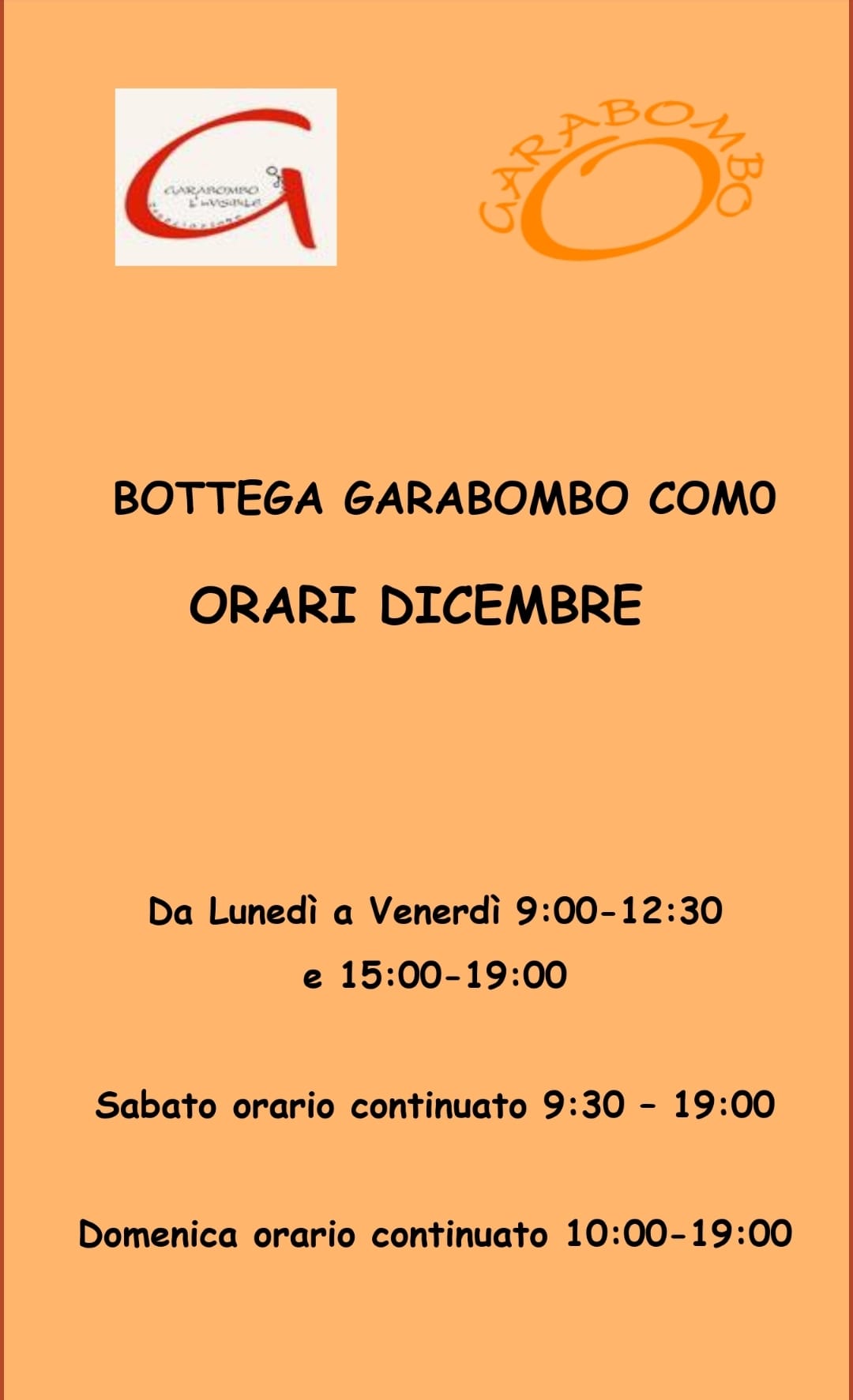 Orari Natale 2022